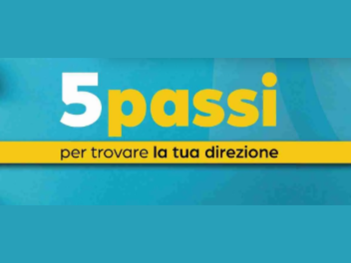 5 passi – per trovare la tua direzione 5